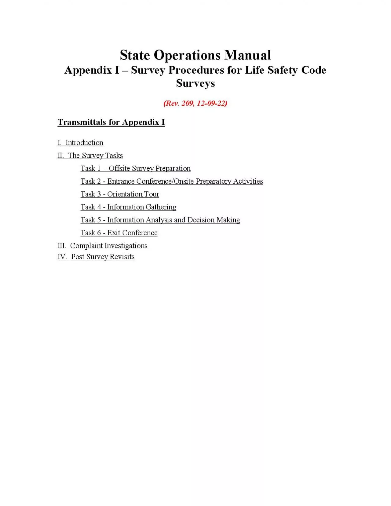 PDF-State Operations ManualAppendix I Survey Procedures for Life Safety Co