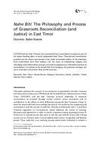 NaheBiti:ThePhilosophyandProcessofGrassrootsReconciliation(andJustice)