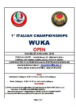 ITALIAN CHAMPIONSHIPS