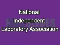 National Independent Laboratory Association