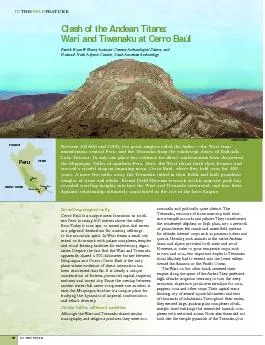 PDF-Cerro Baœl is a unique mesa formation in south-ern Peru looming 6