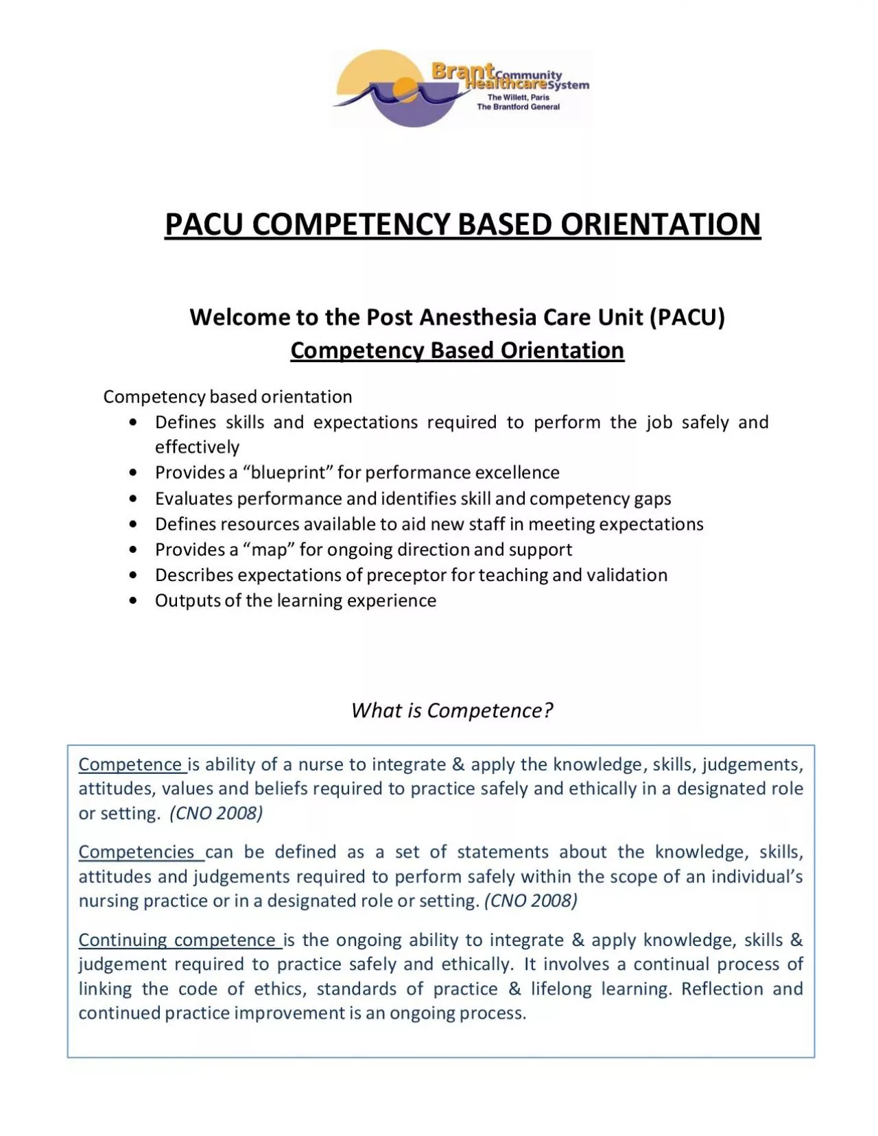 PDF-PACU COMPETENCY