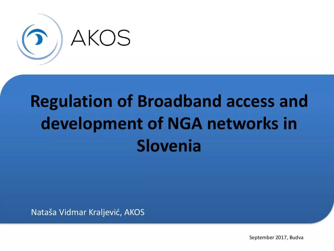 PDF-Regulation of Broadband access and