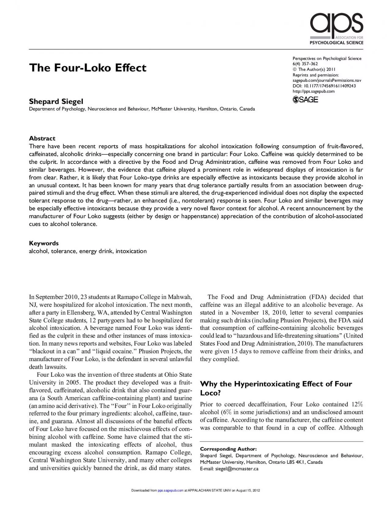 PDF-TheFour-LokoEffectShepardSiegelDepartmentofPsychology,NeuroscienceandB