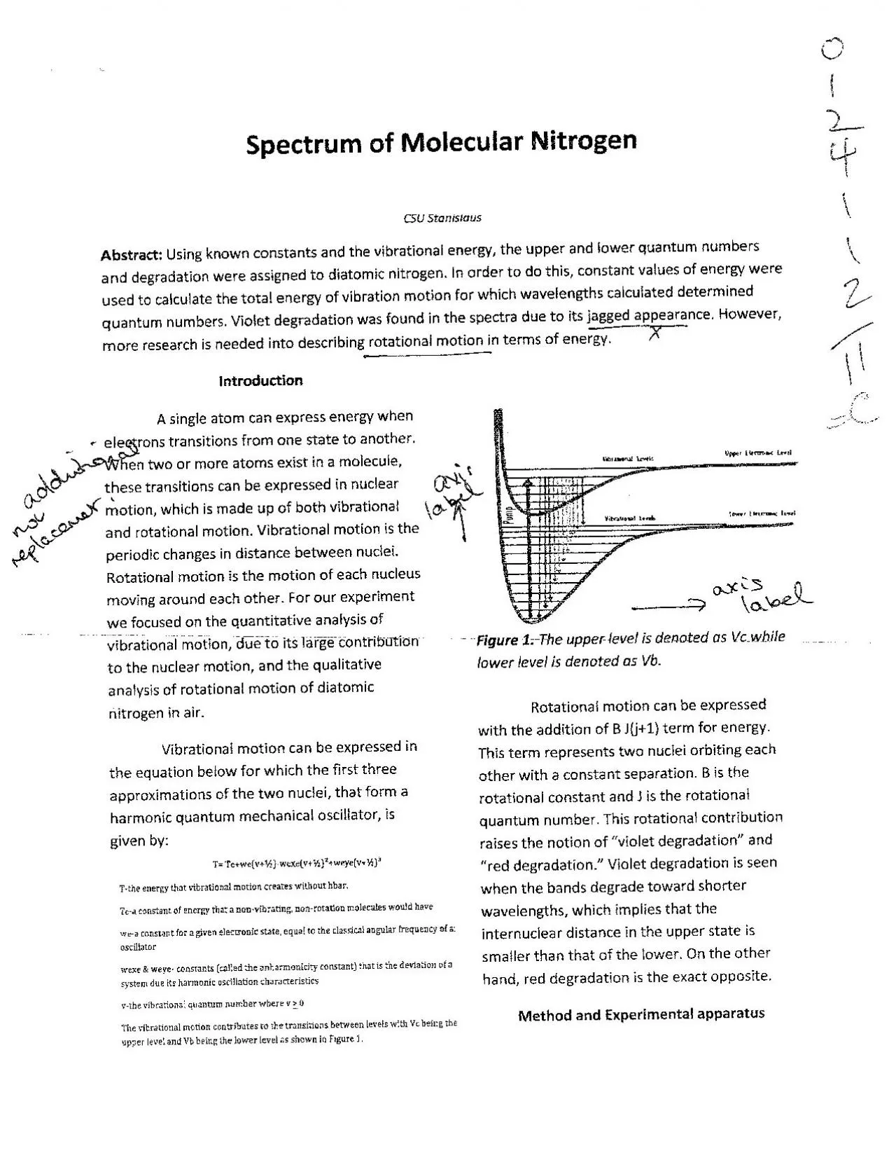 PDF-SpectrumofMolecularNitrogenCSUStanislausAbstract:Usingknownconstantsan