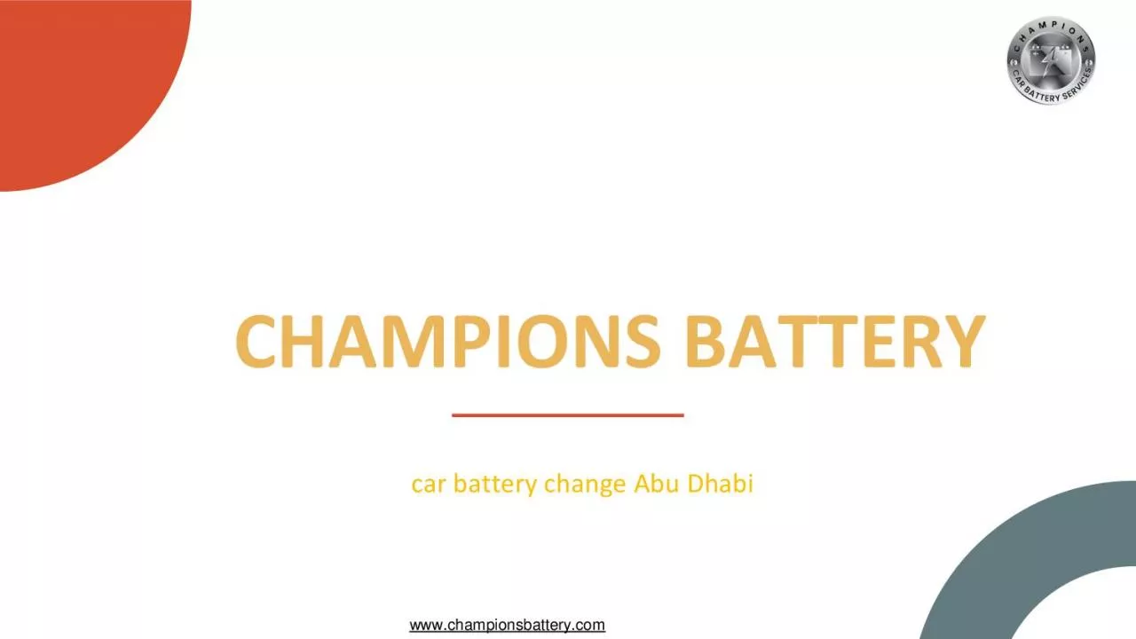 PDF-Champions Battery Replacement Service Abu Dhabi