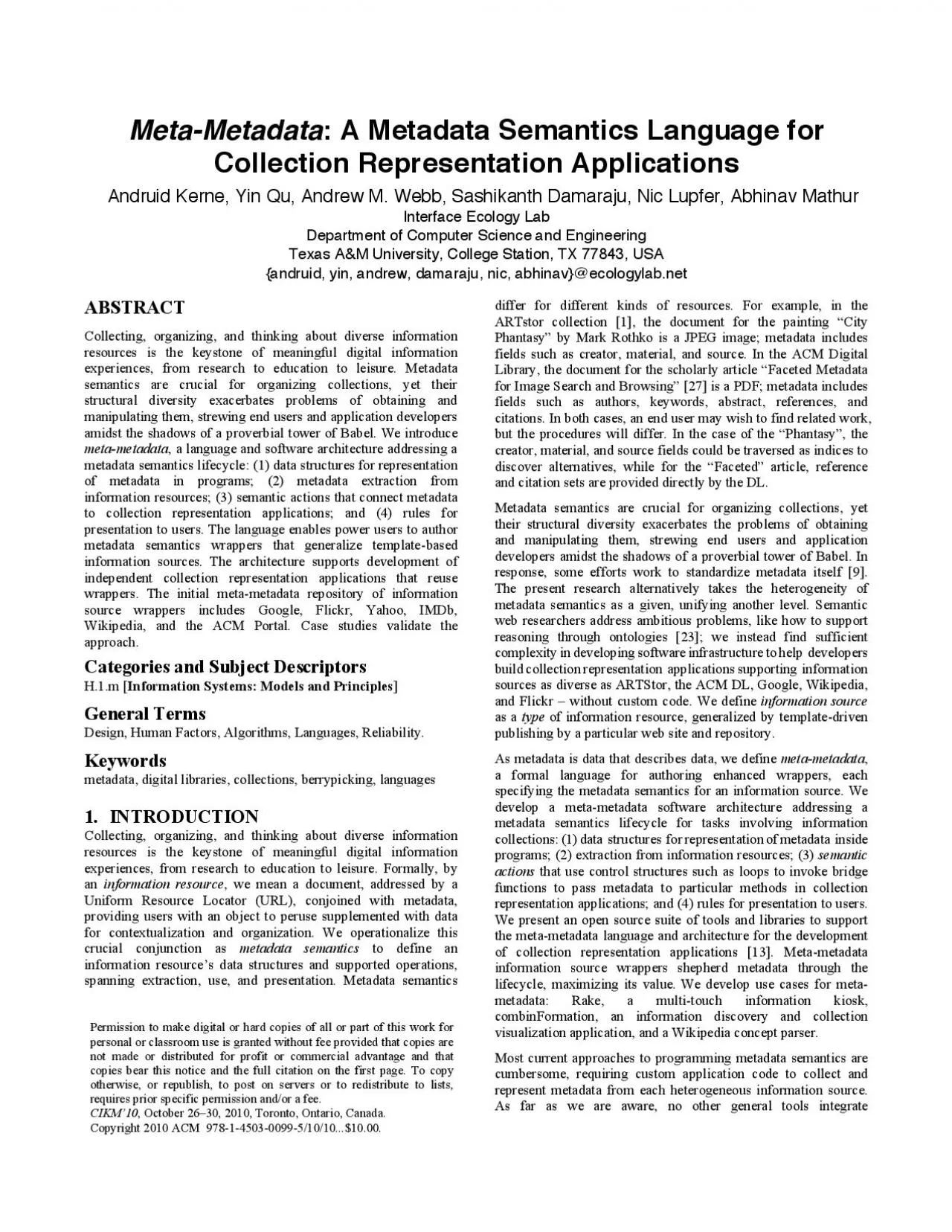 PDF-rules for presentation to users. The language enables power users to a