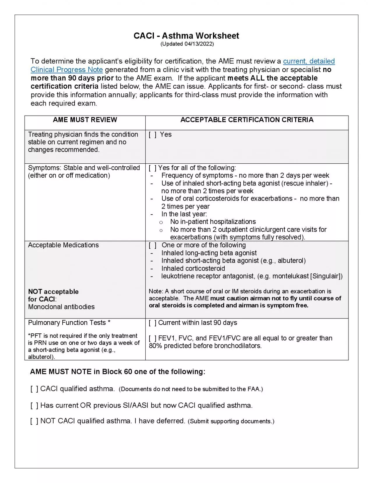 PDF-CACI thmaWorksheet(Updated/2015The Examiner must review a current stat