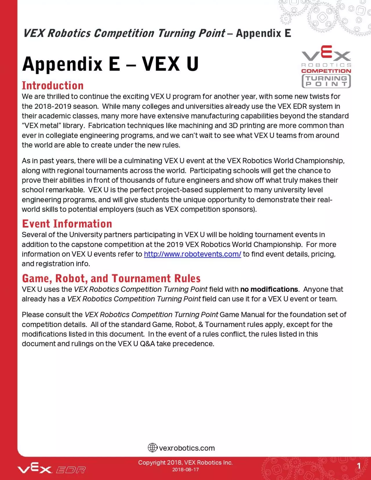 PDF-Robotics Competition Turning PointAppendix E