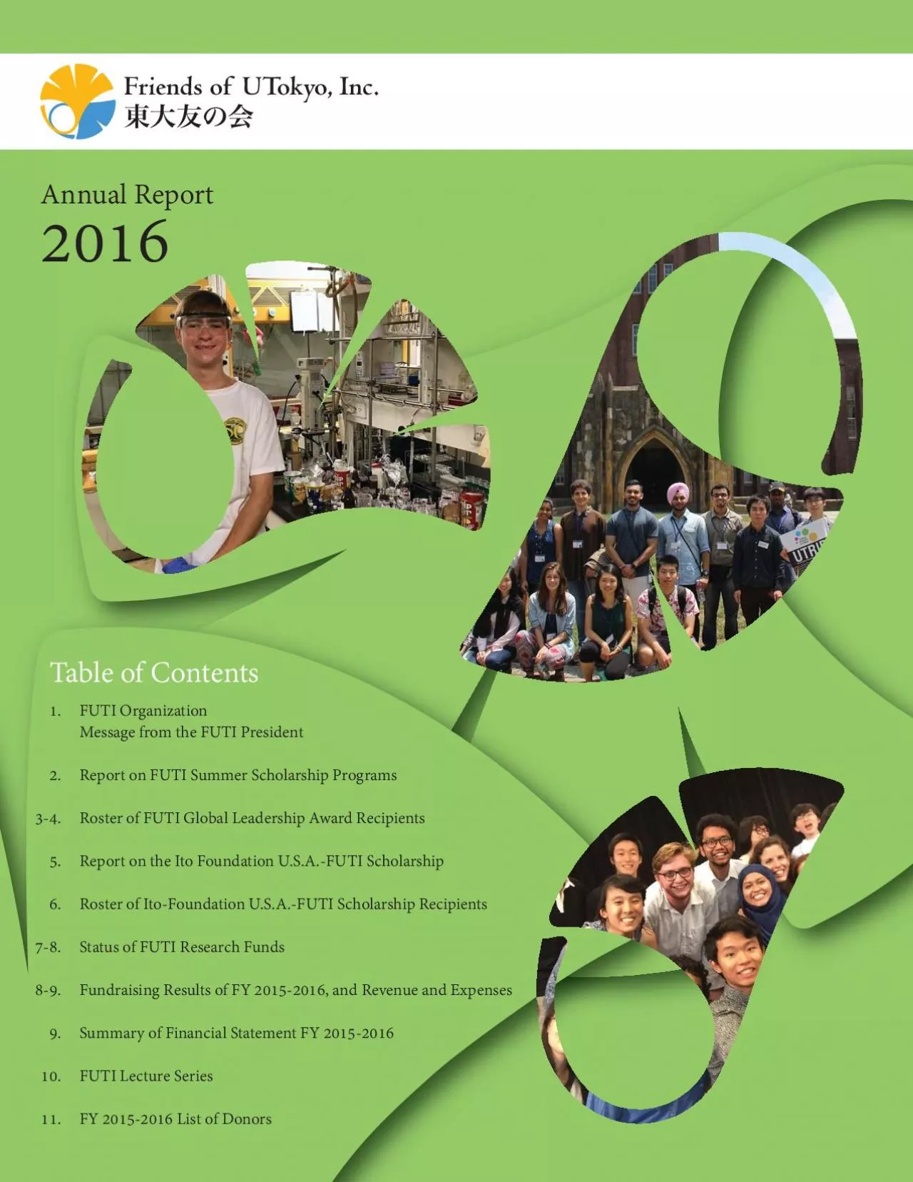 PDF-Table of ContentsAnnual Report