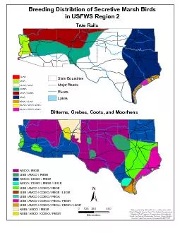 Breeding Distribtion of Secretive Marsh Birds