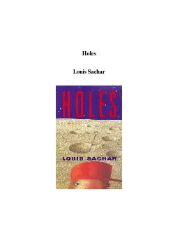 Holes  Louis Sachar