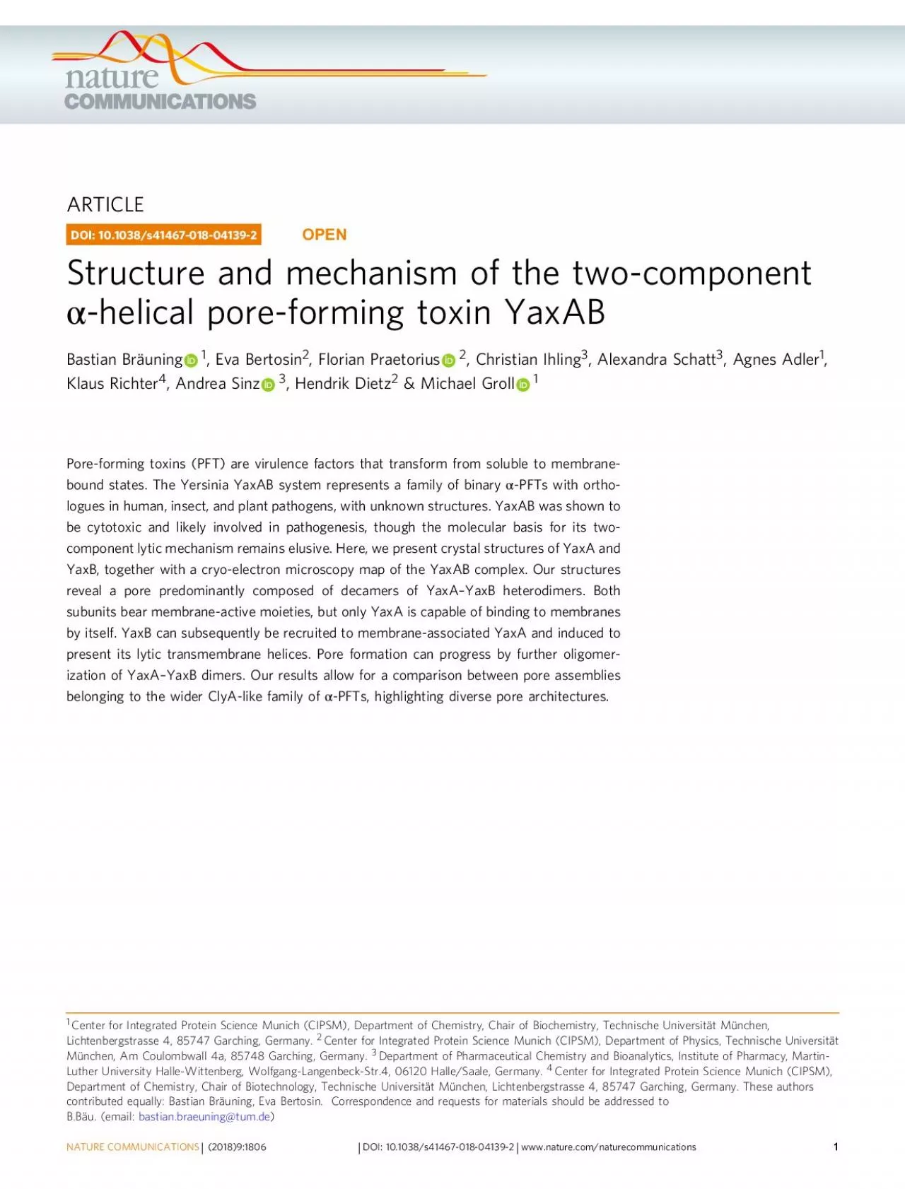 PDF-ore-formingtoxins(PFTs)arefoundubiquitouslythroughoutprokaryoticandeuk