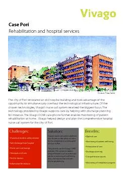 Rehabilitation and hospital services