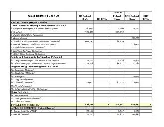 GABI BUDGET 2019-20