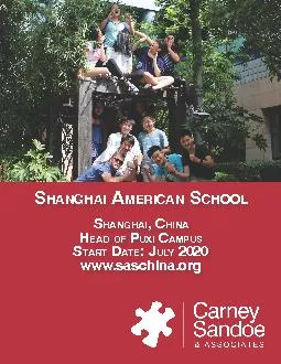 SHANGHAI MERICAN SCHOOL