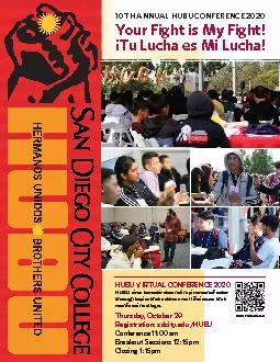 10TH ANNUAL HUBU CONFERENCE 2020Your Fight is My Fight!¡Tu Lucha es M