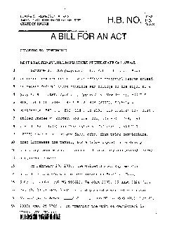 HOUSE OF REPRESENTATIVES TWENTY-FOURTH LEGISLATURE, 2007 STATE OF HAWA