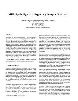 Catherine C. Marshall, Frank M. Shipman III, James H. Coombs Spatial h