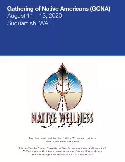 Gathering of Native Americans (GONA) Suquamish, WA