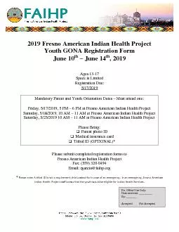 Fresno American Indian Health Project