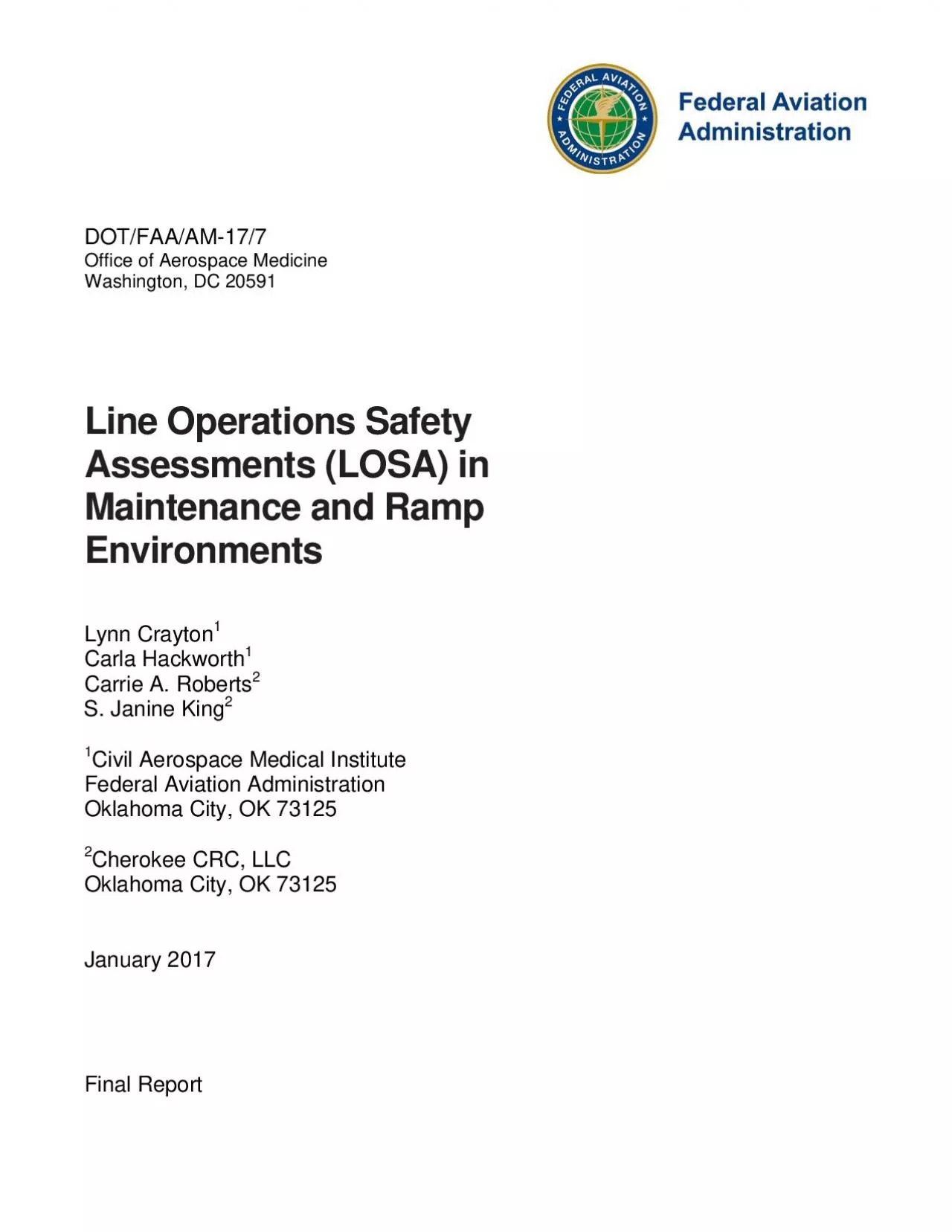 PDF-DOT/FAA/AM17/Office of Aerospace MedicineWashington, DC 20591Line Oper