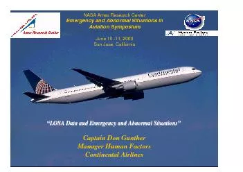 PDF-NASA Ames Research CenteEmergency and Abnormal Situations inAviation S