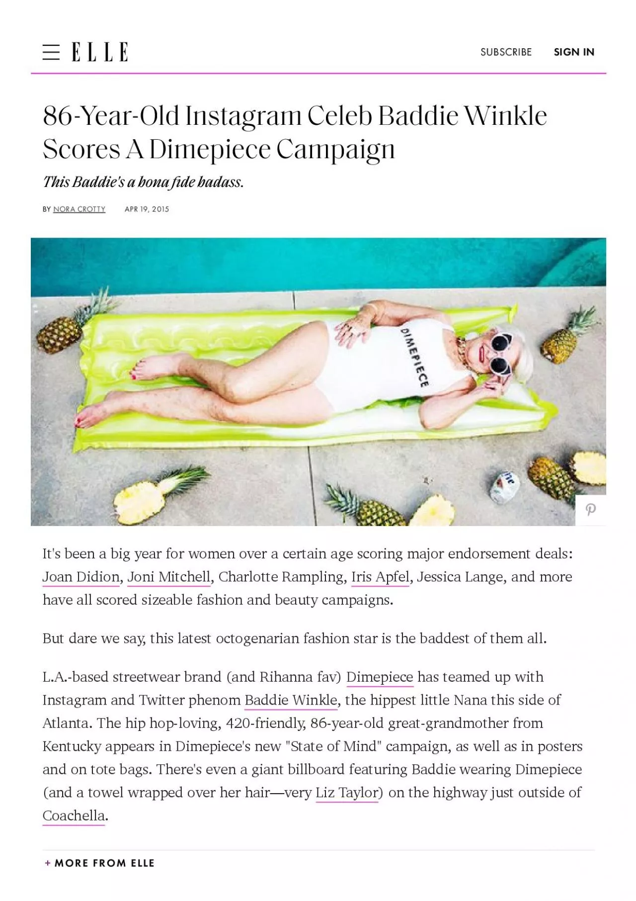 PDF-86-Year-Old Instagram Celeb Baddie Winkle Scores A Dimepiece Campaign