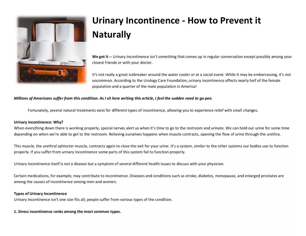 PDF-Urinary Incontinence - How to Prevent it Naturally