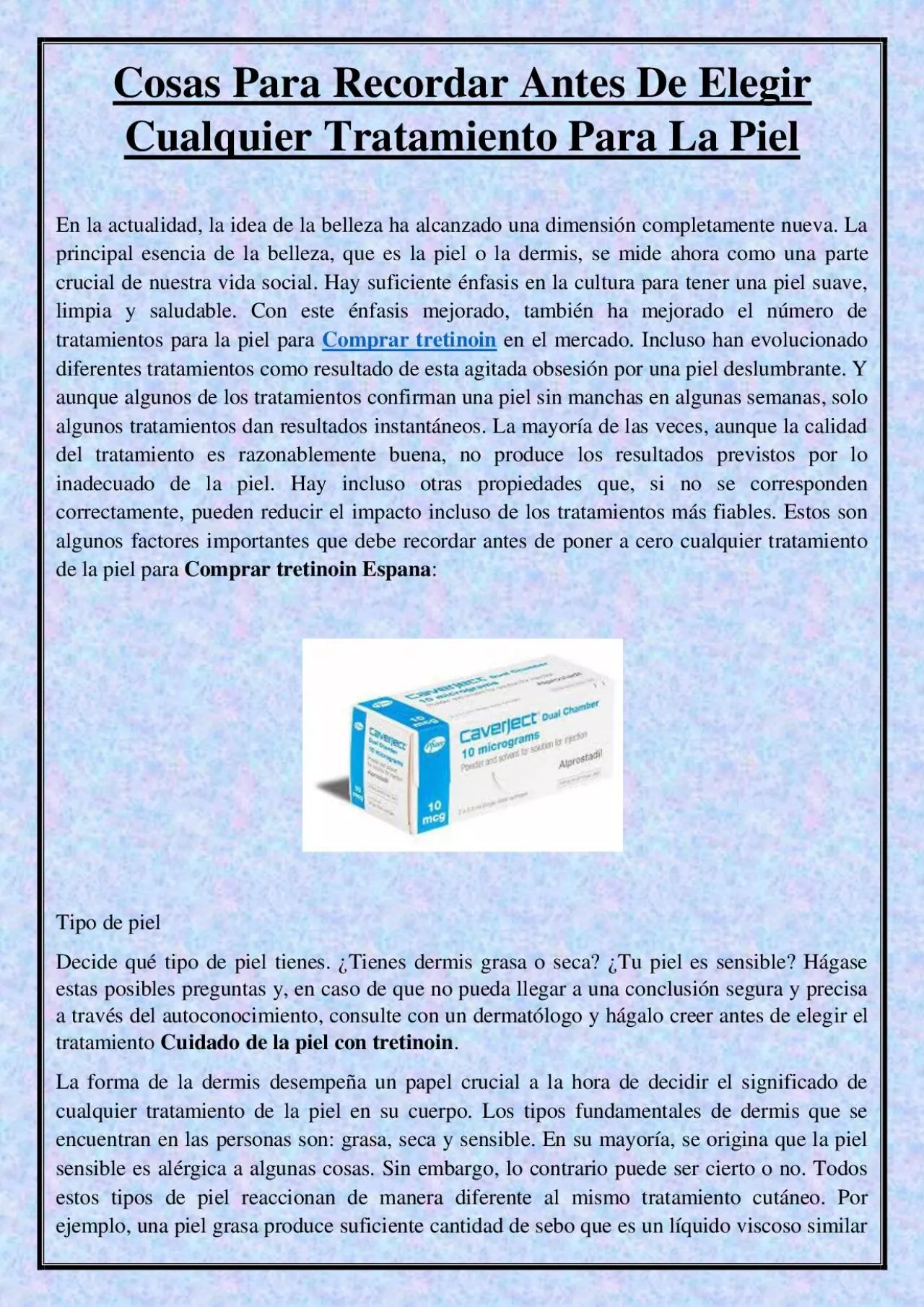 PDF-Cosas Para Recordar Antes De Elegir Cualquier Tratamiento Para La Piel