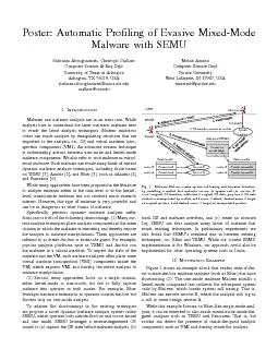 Poster:AutomaticProlingofEvasiveMixed-ModeMalwarewithSEMUShabnamAb