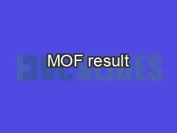 MOF result