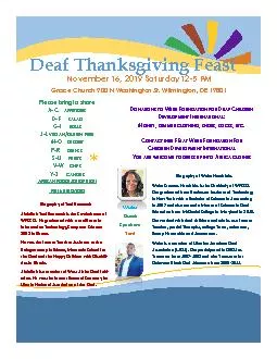 Deaf Thanksgiving Feast