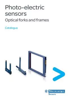 Photo-electricOptical forks and framesCatalogue
