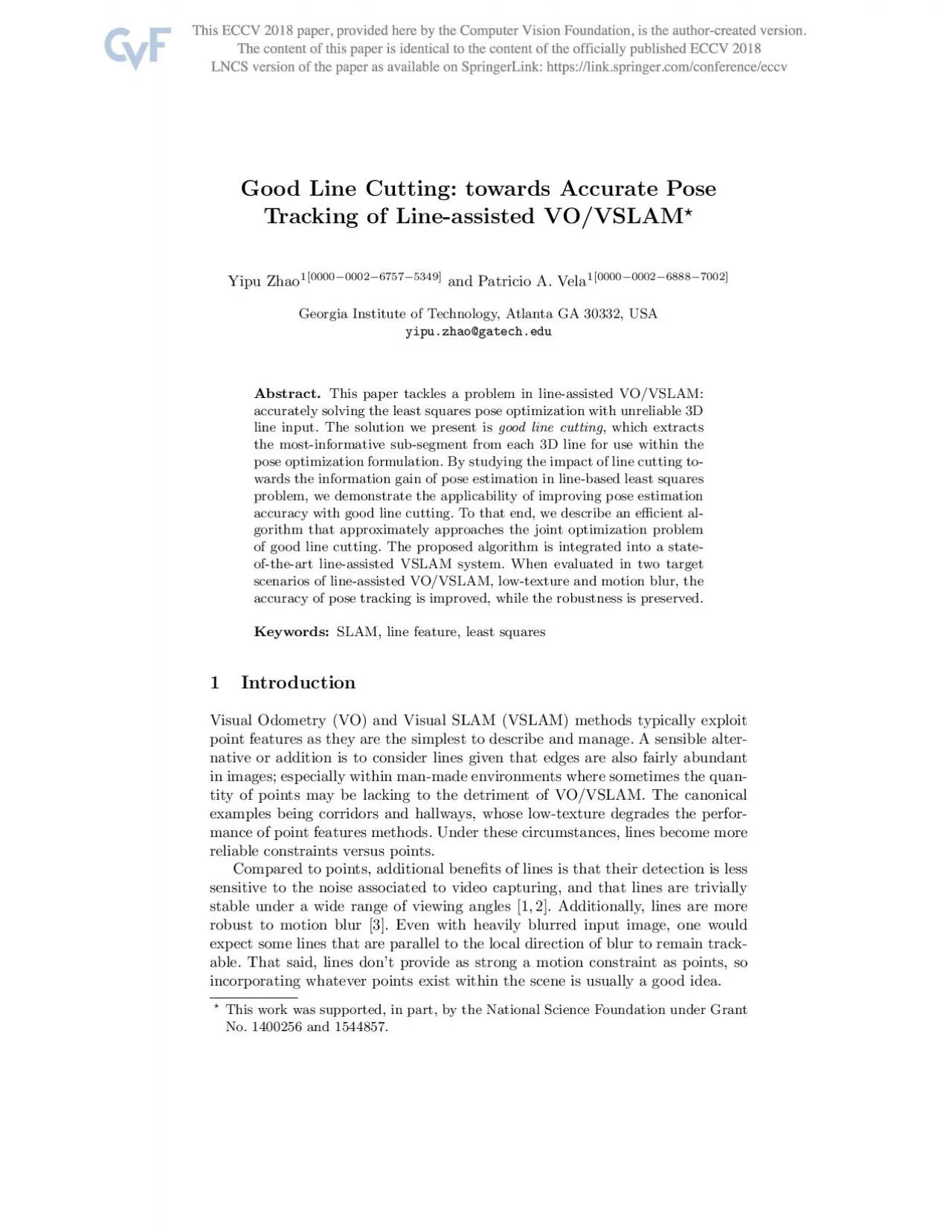 PDF-GoodLineCutting:towardsAccuratePoseTrackingofLine-assistedVO/VSLAMYipu