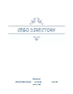 CEGO DIRECTORY