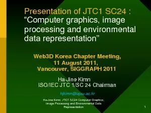 Jine Kimn: JTC1 SC24 Computer Graphics,