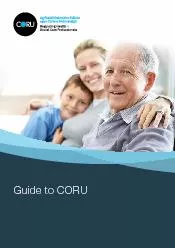 Guide to CORU