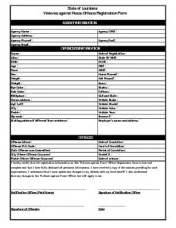 State of Louisiana                                    Violence against