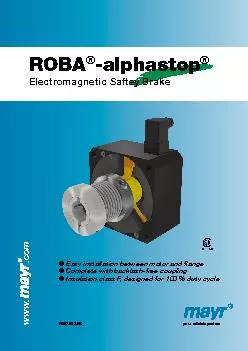 PDF-Easy installation between motor and flange