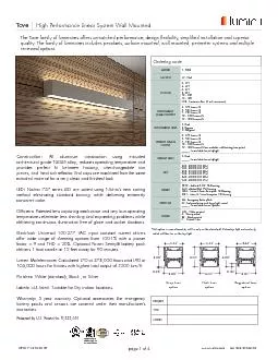 The Tove family of luminaires offers unmatched performance, design fle