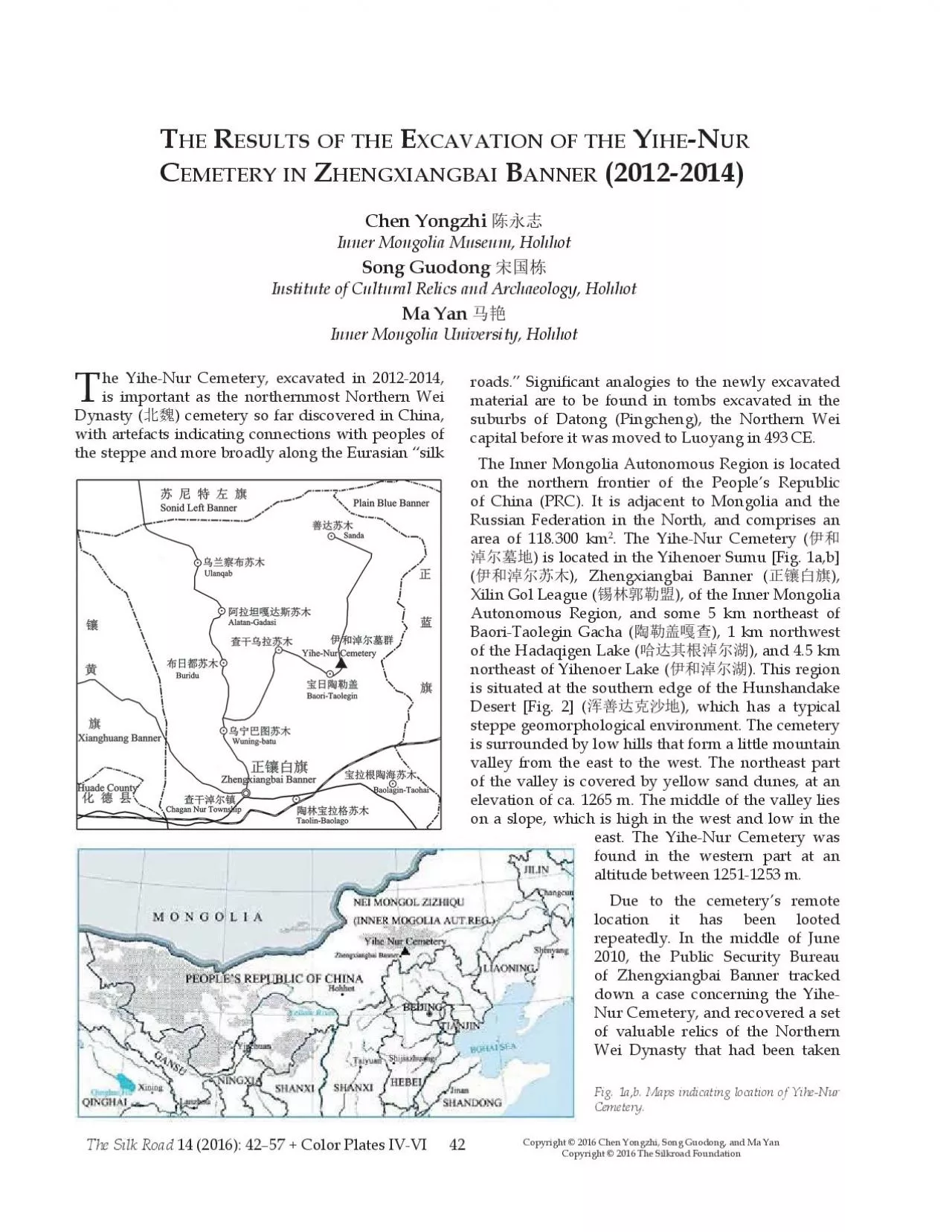 PDF-is important as the northernmost Northern Wei ) cemetery so far discov