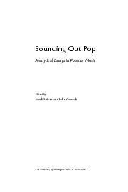 Musical and Narrative Expressive Strategies in the Songs of Female Pop