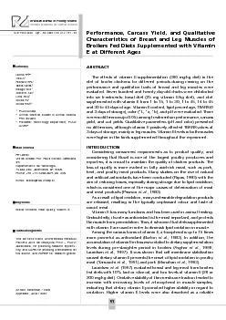 ISSN 1516-635X   Apr - Jun 2007 / v.9 / n.2 / 91 - 97