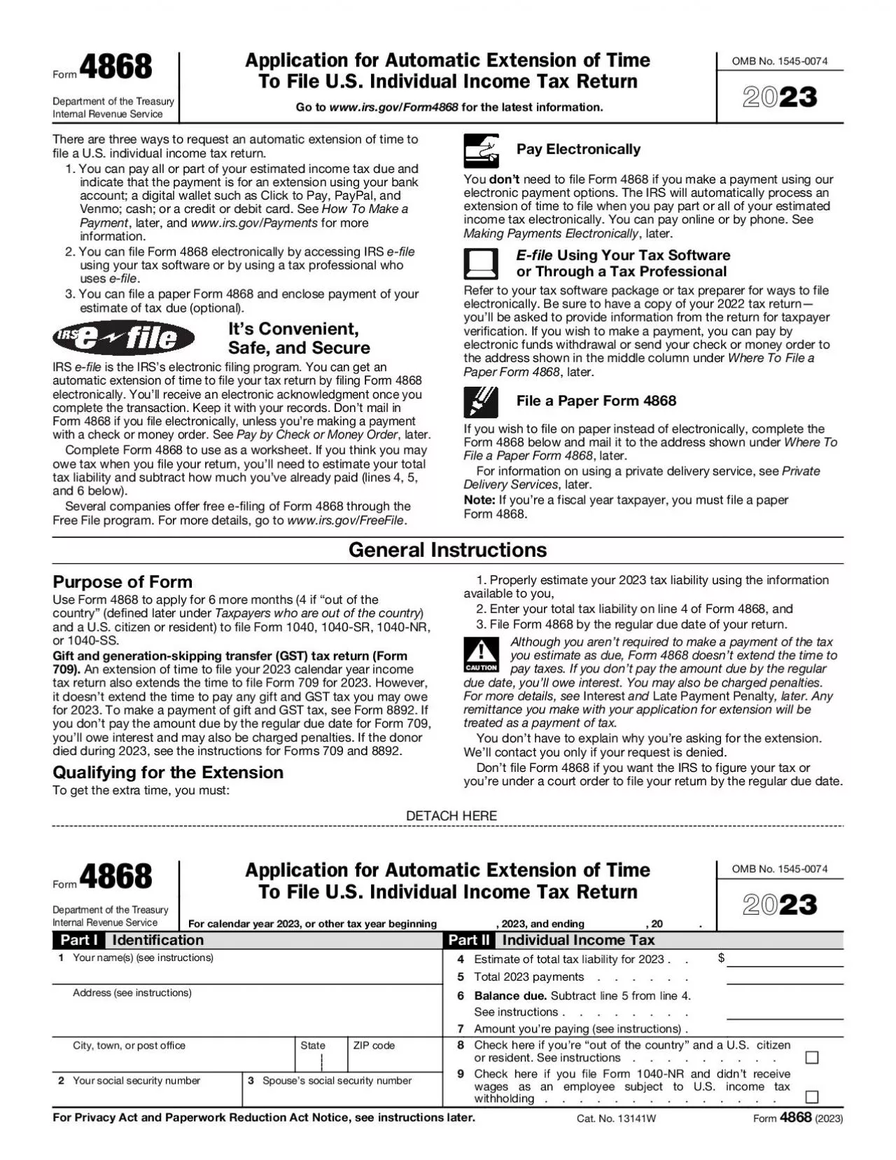 PDF-2020Application for Automatic Extension of Time To File U.S. Individu