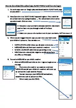 How to download the school app XUNO FAMILY and how to log in