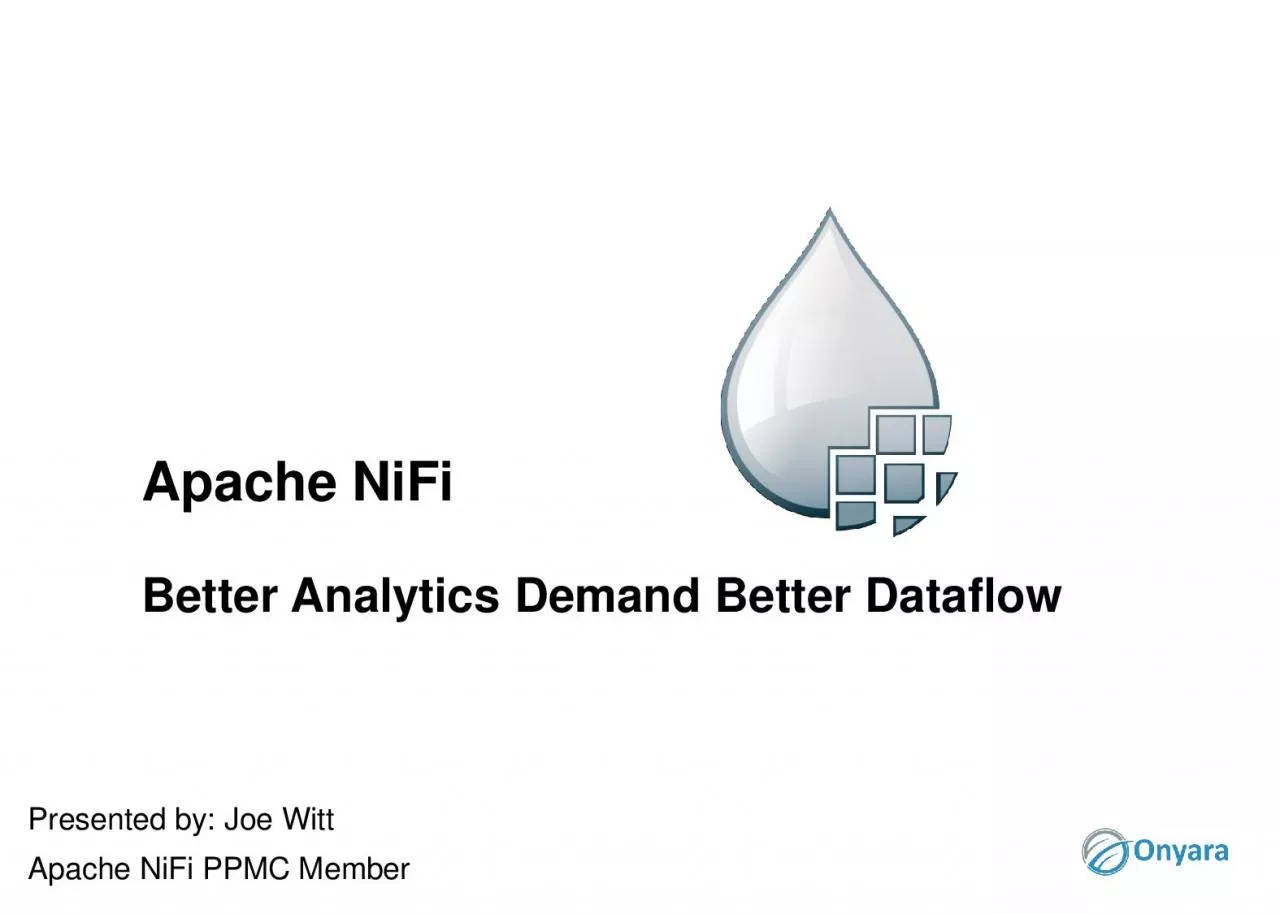 PDF-Better Analytics Demand Better Dataflow