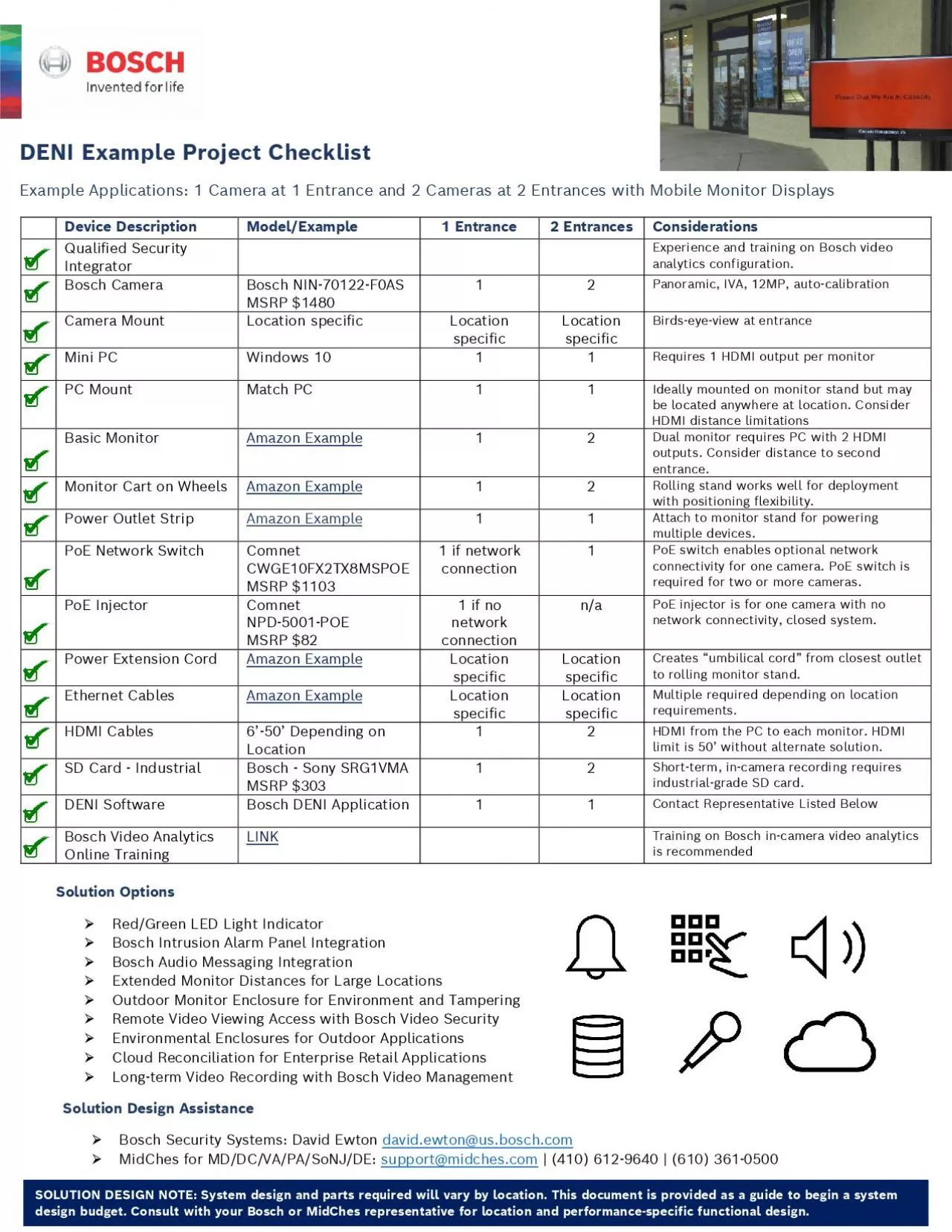 PDF-DENI Example Project Checklist