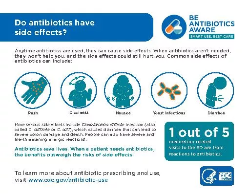 Do antibiotics have side effects?