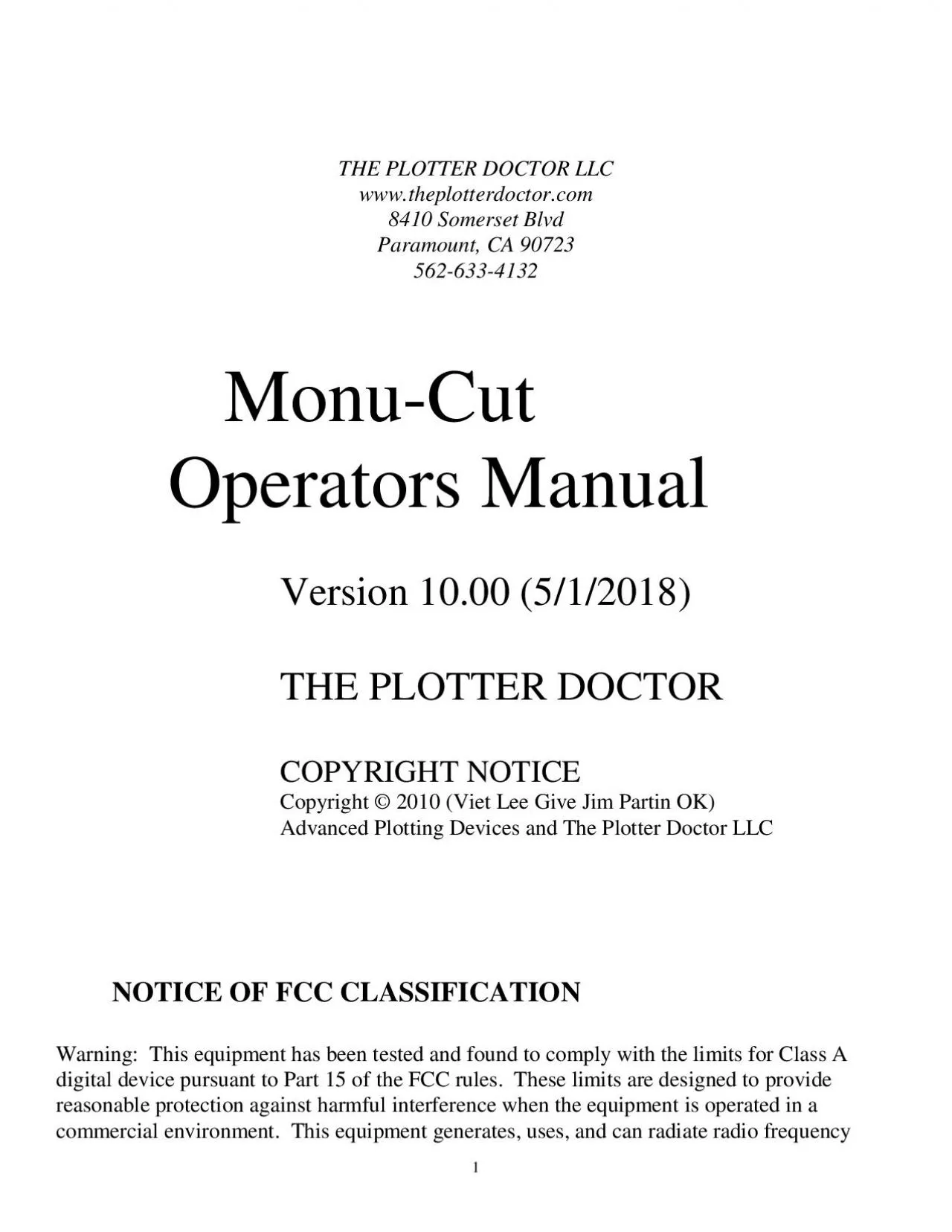 PDF-THE PLOTTER DOCTOR